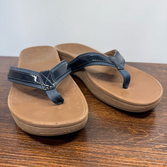 Vionic High Tide Navy Blue Sandal Size 10 - Picture 4 of 8